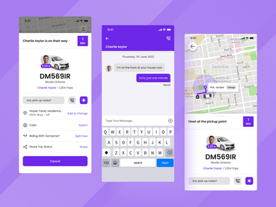 出租车预订移动应用UI设计（第2卷）(Taxi booking mobile app UI Design ( Volume 2 ))