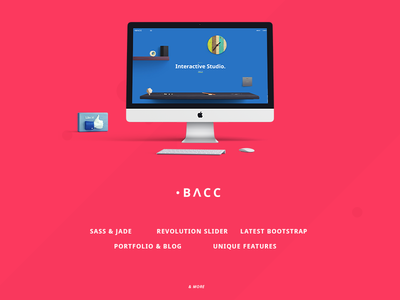 BACC |创意 HTML 模板(BACC | Creative HTML Template)