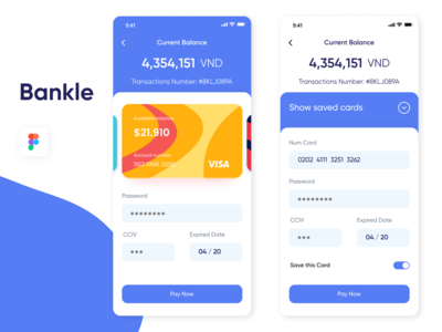 Bankle - 银行 UI 概念(Bankle - Bank UI Concept)