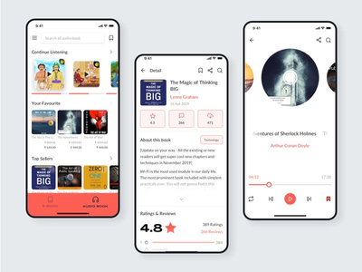 有声读物 UI 套件(Audiobook UI Kit)