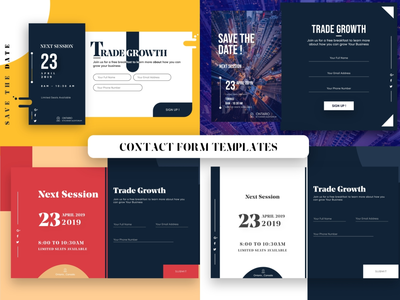 有吸引力的联系我们表格模板(Attractive Contact Us Form Templates)