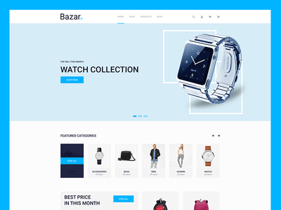 电子商务主页免费赠品(E commerce Home Page Freebie)
