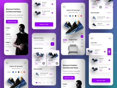 电子商务鞋店应用程序(E-Commerce Shoes Store App)