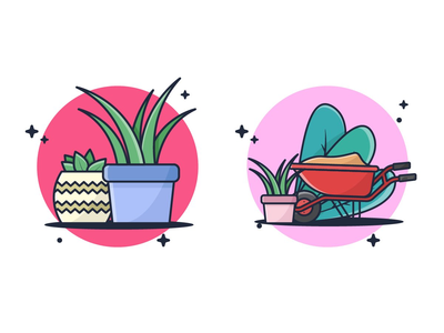 小花园插图(Small Garden Illustration)