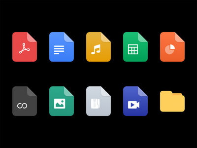 10 个文件图标(10 File Icons)