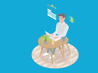 Cryptocurrency Exchange Isometric - Li(Cryptocurrency Exchange Isometric - Li)