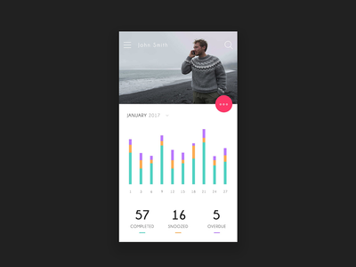 应用报告/统计屏幕(App Report / Stats Screen)