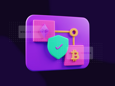 加密货币交换 - 加密货币 3D 插图包(Cryptocurrency exchange - Cryptocurrency 3D Illustration Pack)