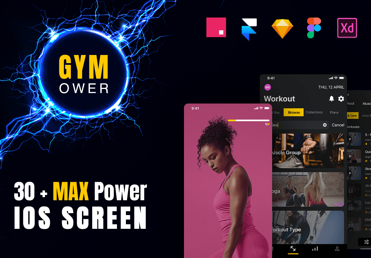 GYMower UI Kit (GYMower UI Kit)