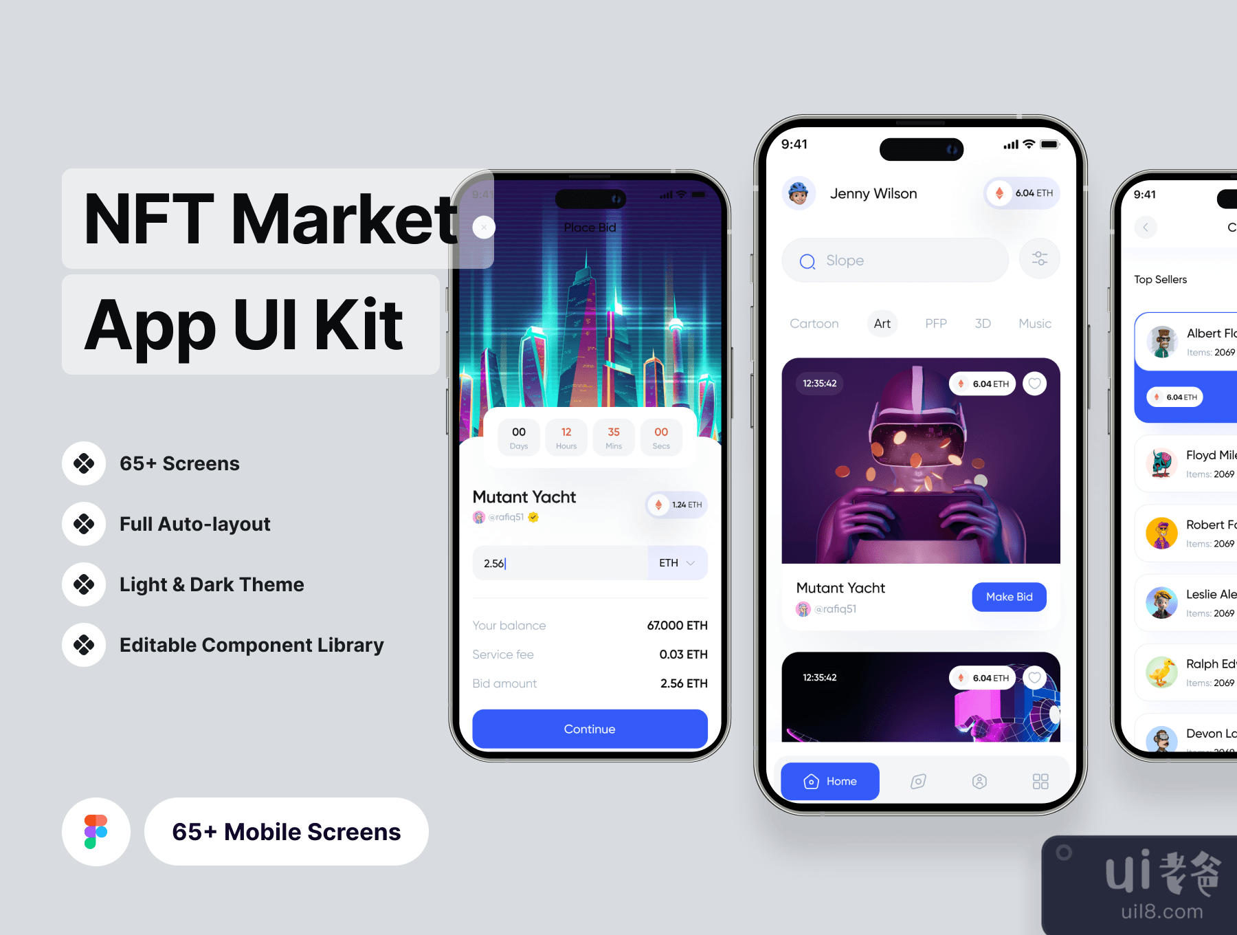 Filllo NFT Market UI Kit (Filllo NFT Market UI Kit)插图