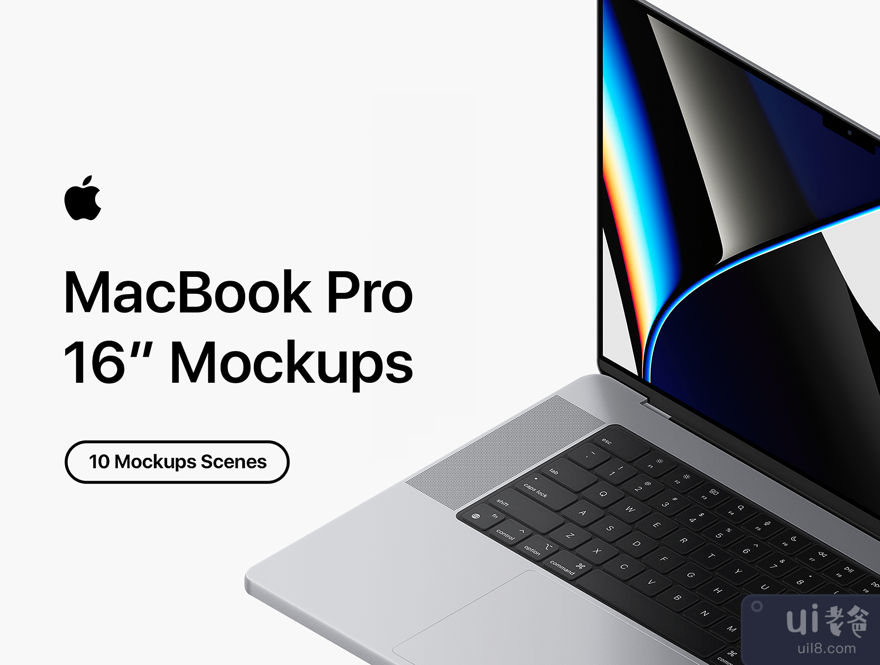 MacBook Pro 16英寸模拟图 (MacBook Pro 16-Inch Mockups)插图