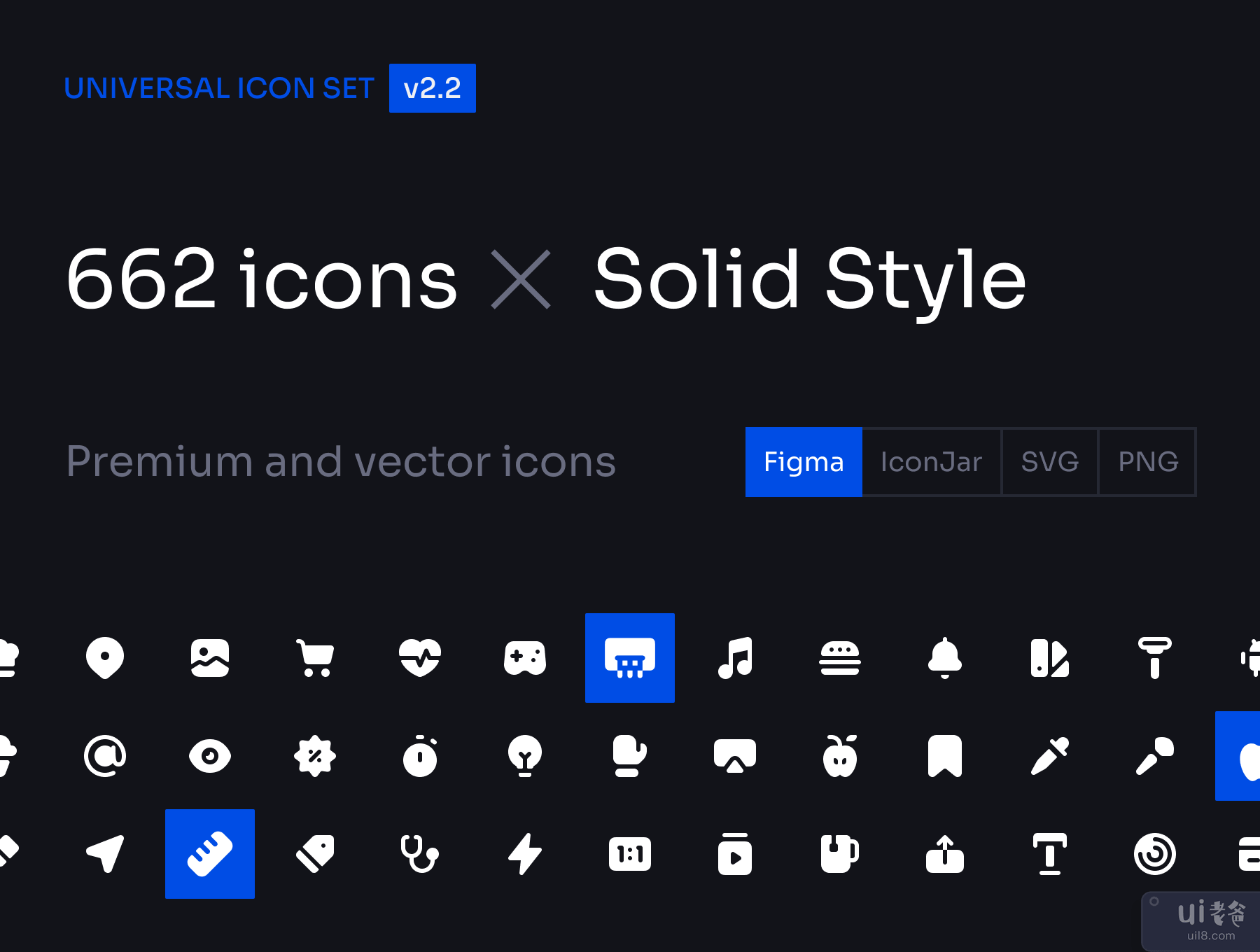 通用图标集 v2 Solid Style-更新 (Universal Icon Set v2 Solid Style-更新)插图7