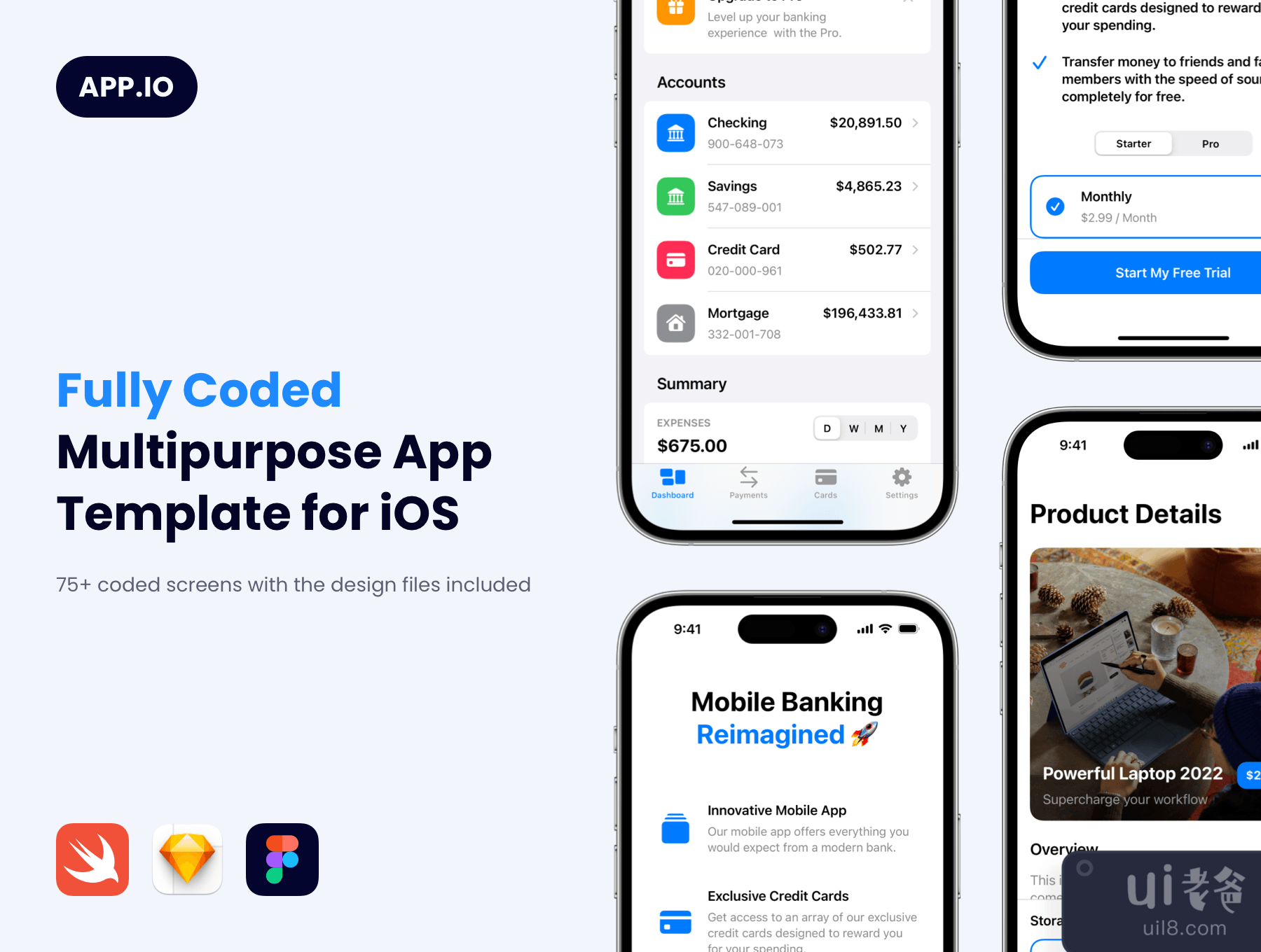 App.io - 用于iOS的编码应用程序模板 (App.io - Coded App Template for iOS)插图
