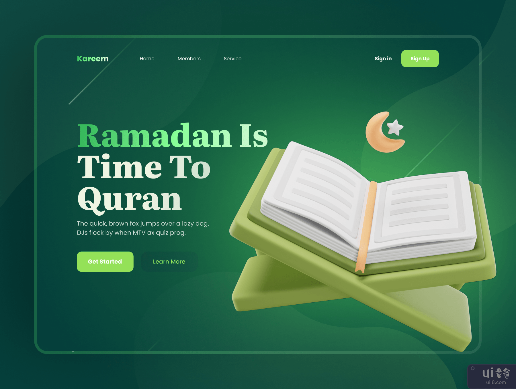 Islamy - 伊斯兰教和斋月 3D 图标集 (Islamy - Islamic & Ramadan 3D Icon Set)插图2