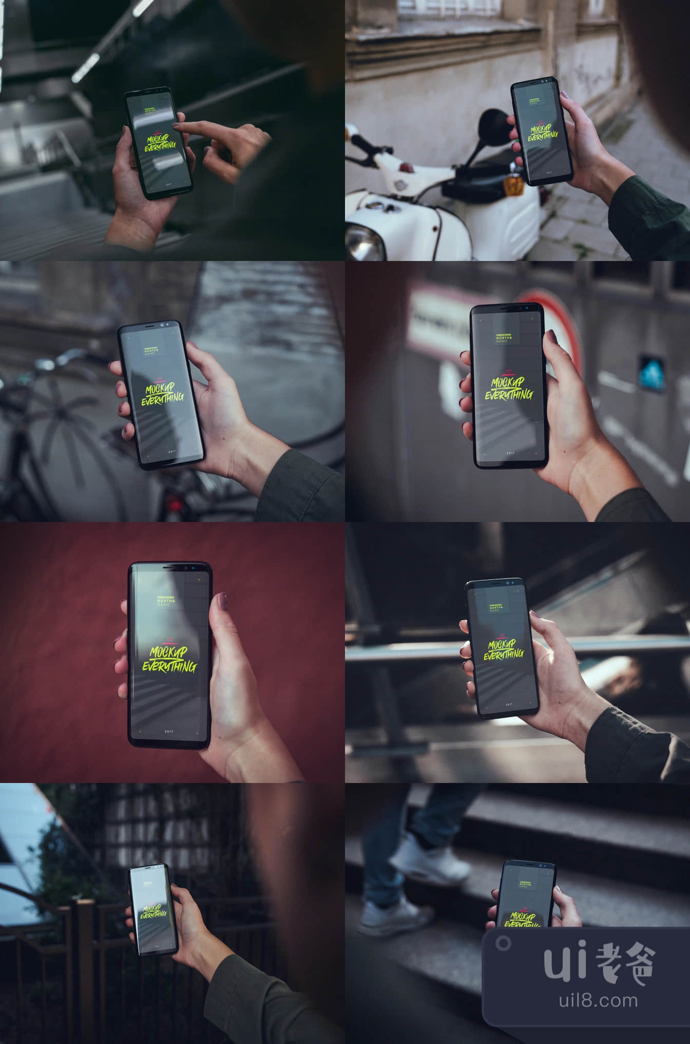 10个Galaxy S8模拟图 (10 Galaxy S8 Mockups)插图