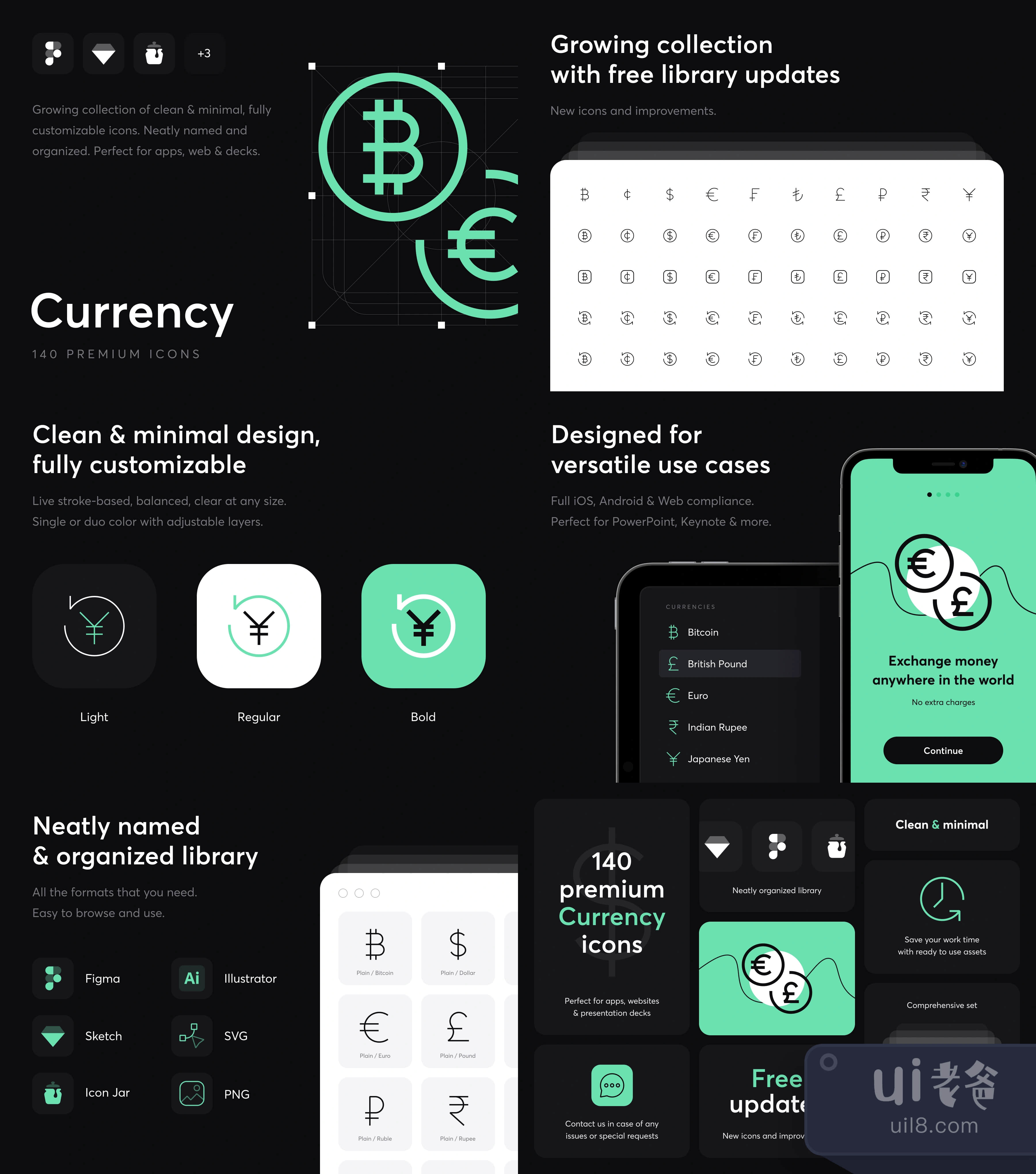 货币 - 高级图标 (Currency - Premium Icons)插图1