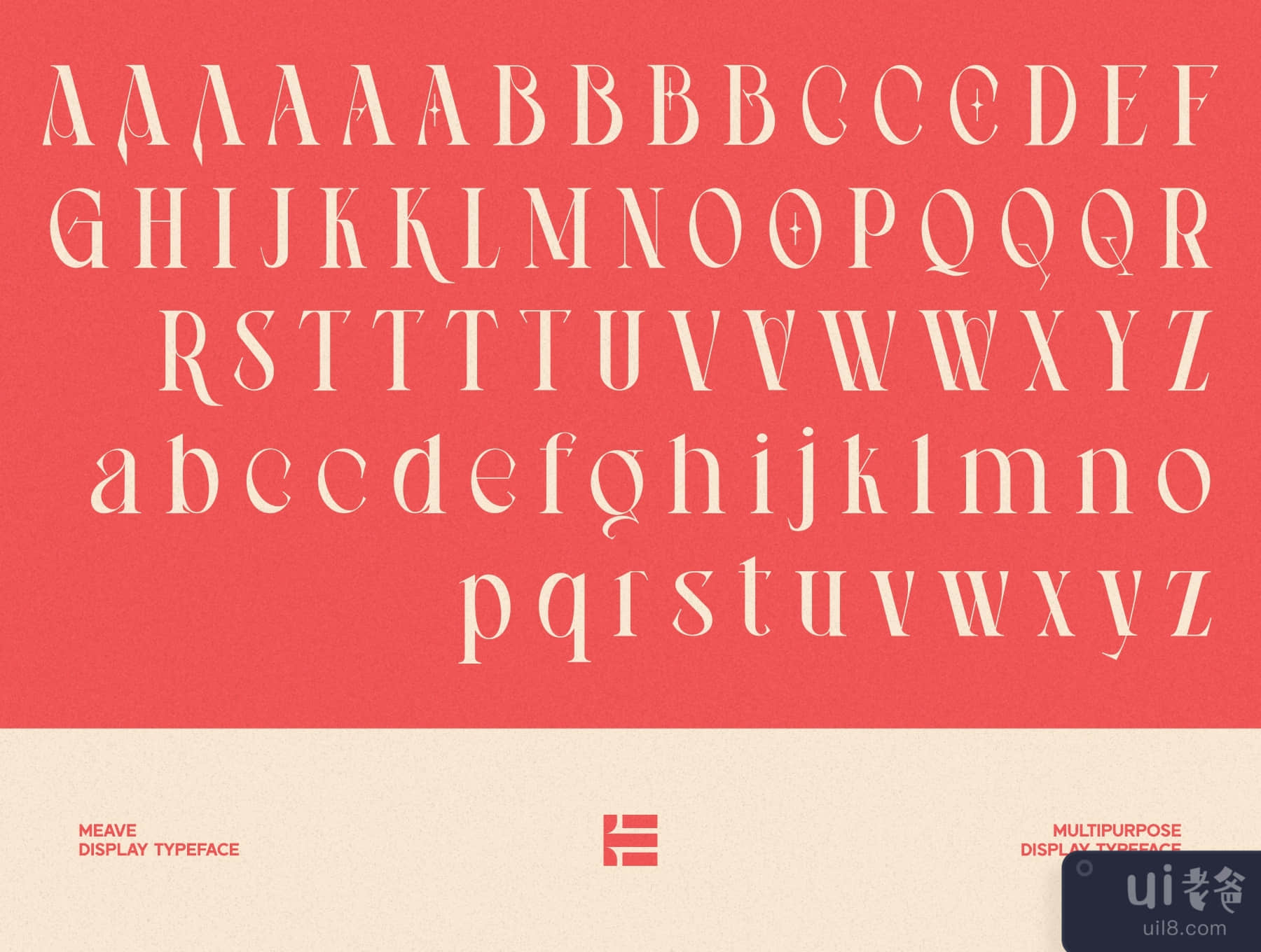 米亚维展示型字体 (Meave Display Typeface)插图10