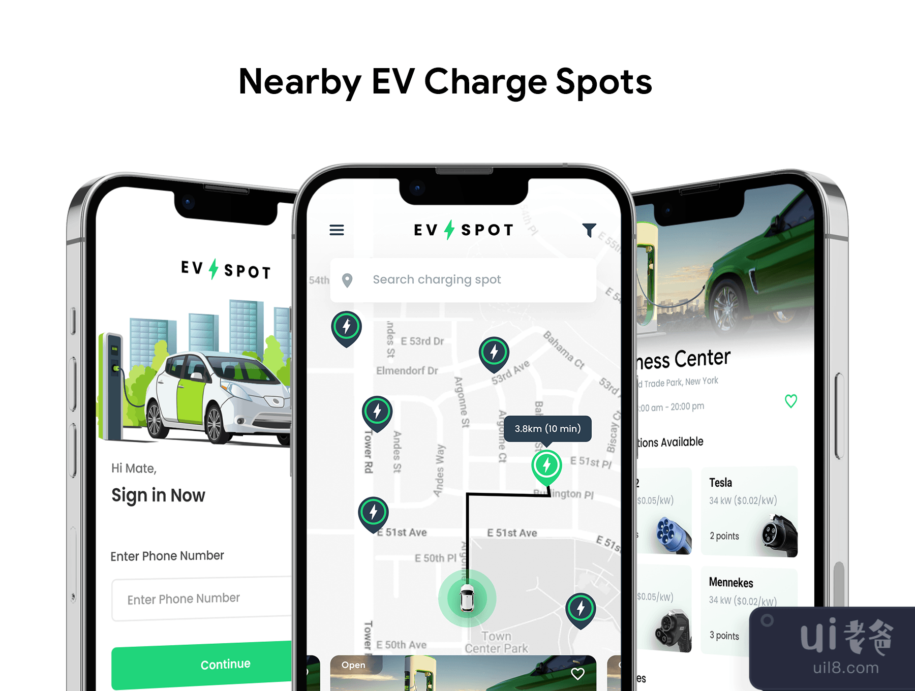 电动汽车充电站查找应用程序 - EV Spot (EV Charging Station Finder App - EV Spot)插图5