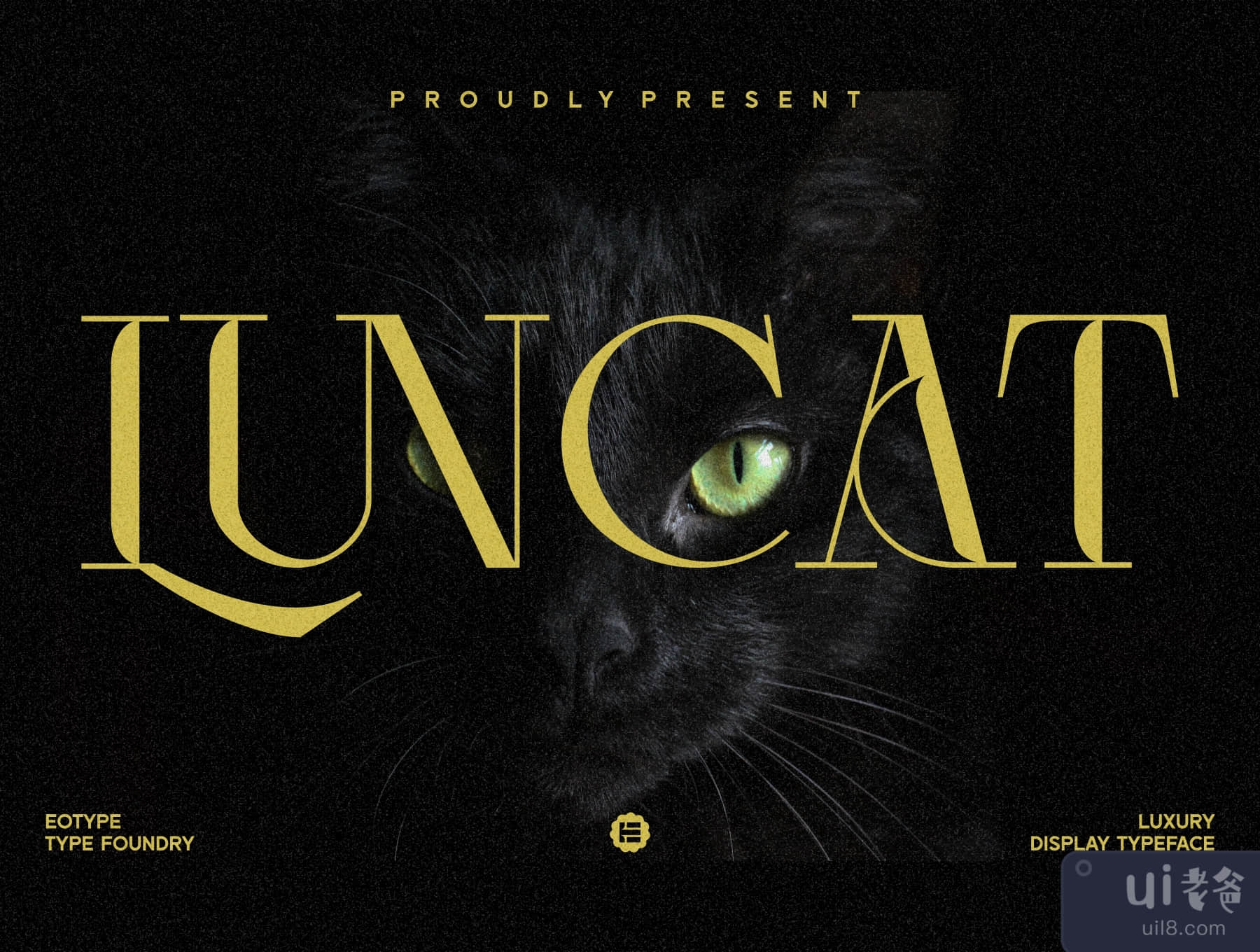 Luncat - 展示型字体 (Luncat - Display Typeface)插图