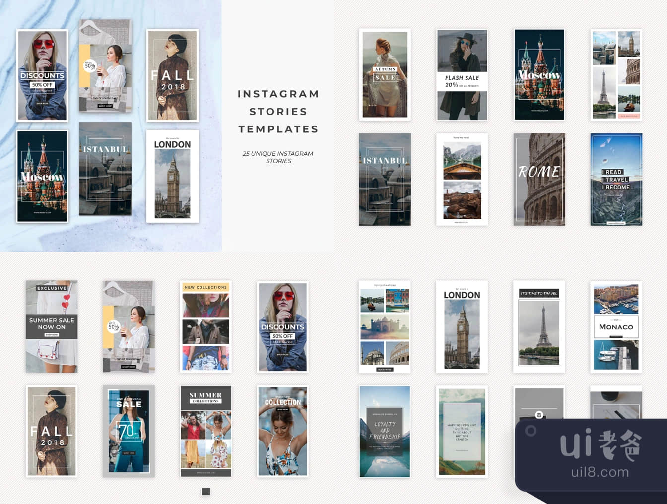 25个Instagram故事模板 (25 Instagram Stories Templates)插图1