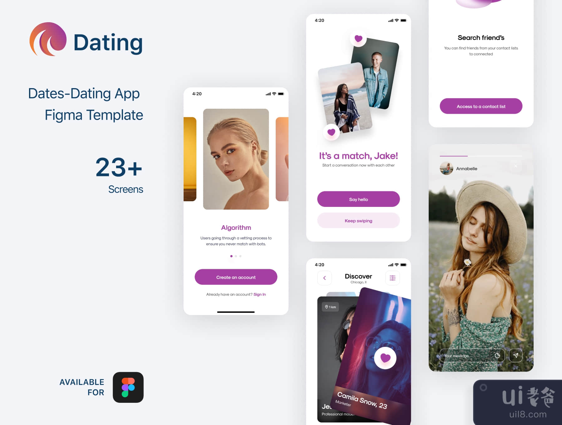 Meets约会应用程序模板 (Meets Dating App Template)插图1
