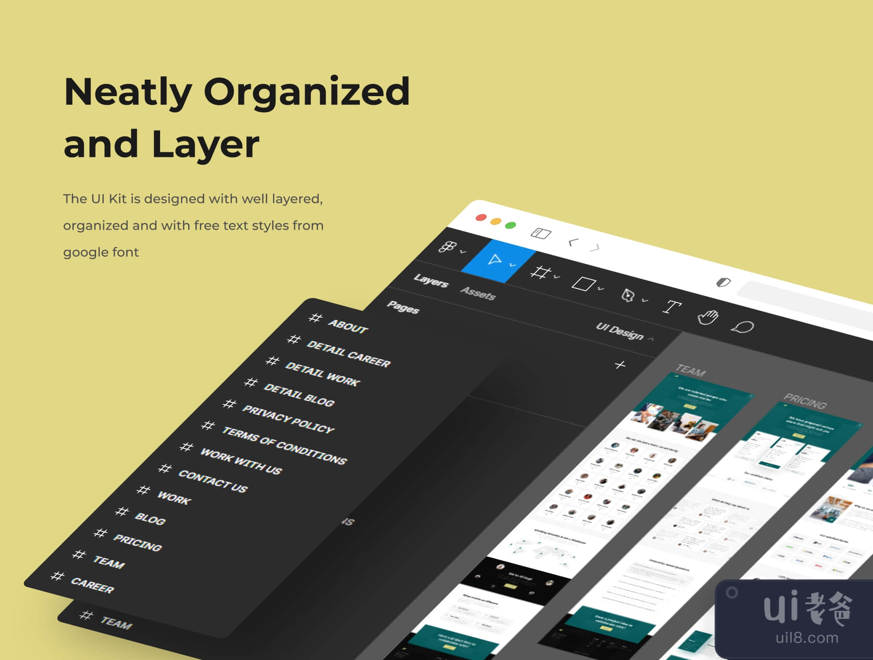 Square – 机构网站模板 (Square – Agency Web Templates)插图3