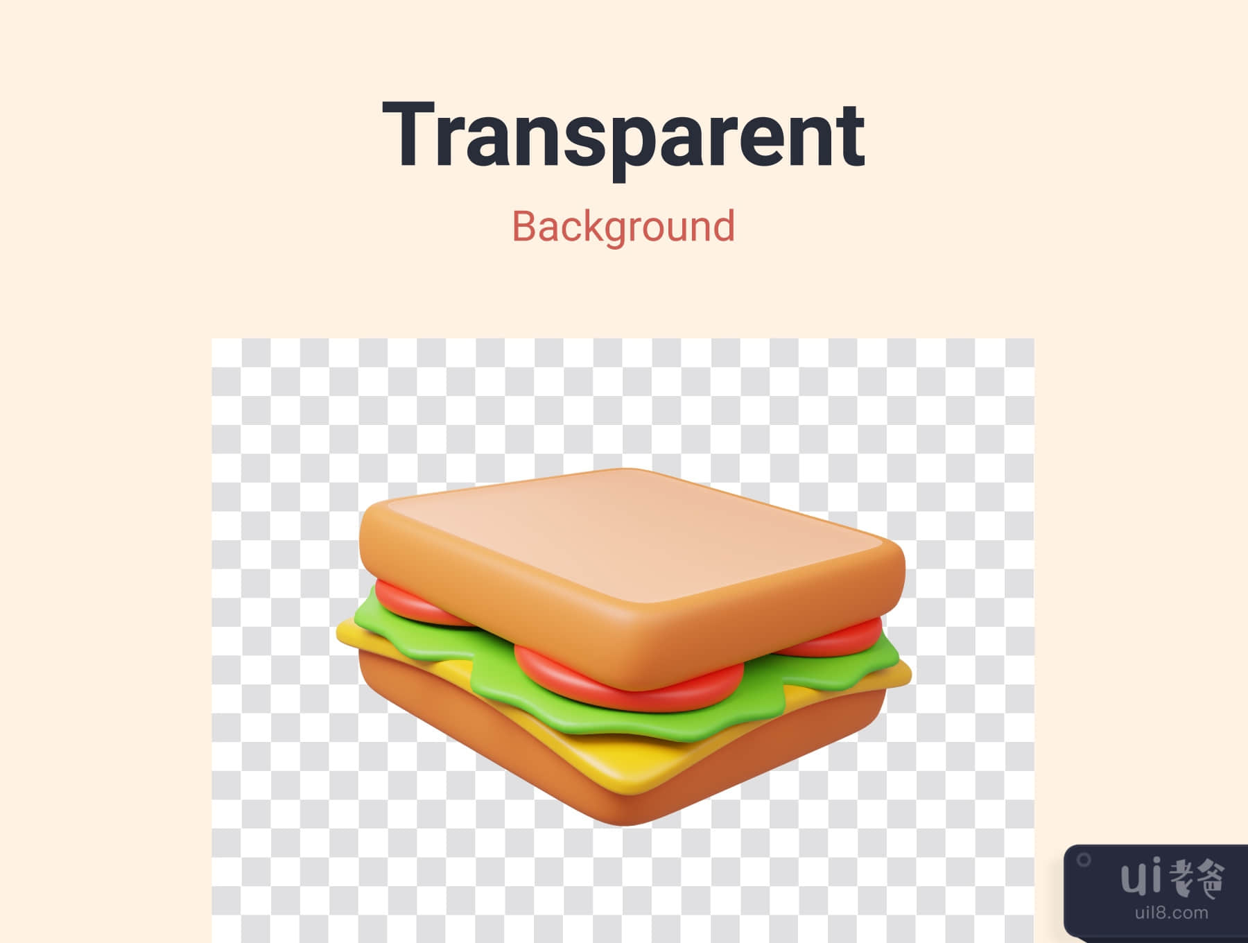 食品和饮料3D图标包 (Food and Drink 3D Icon Pack)插图3