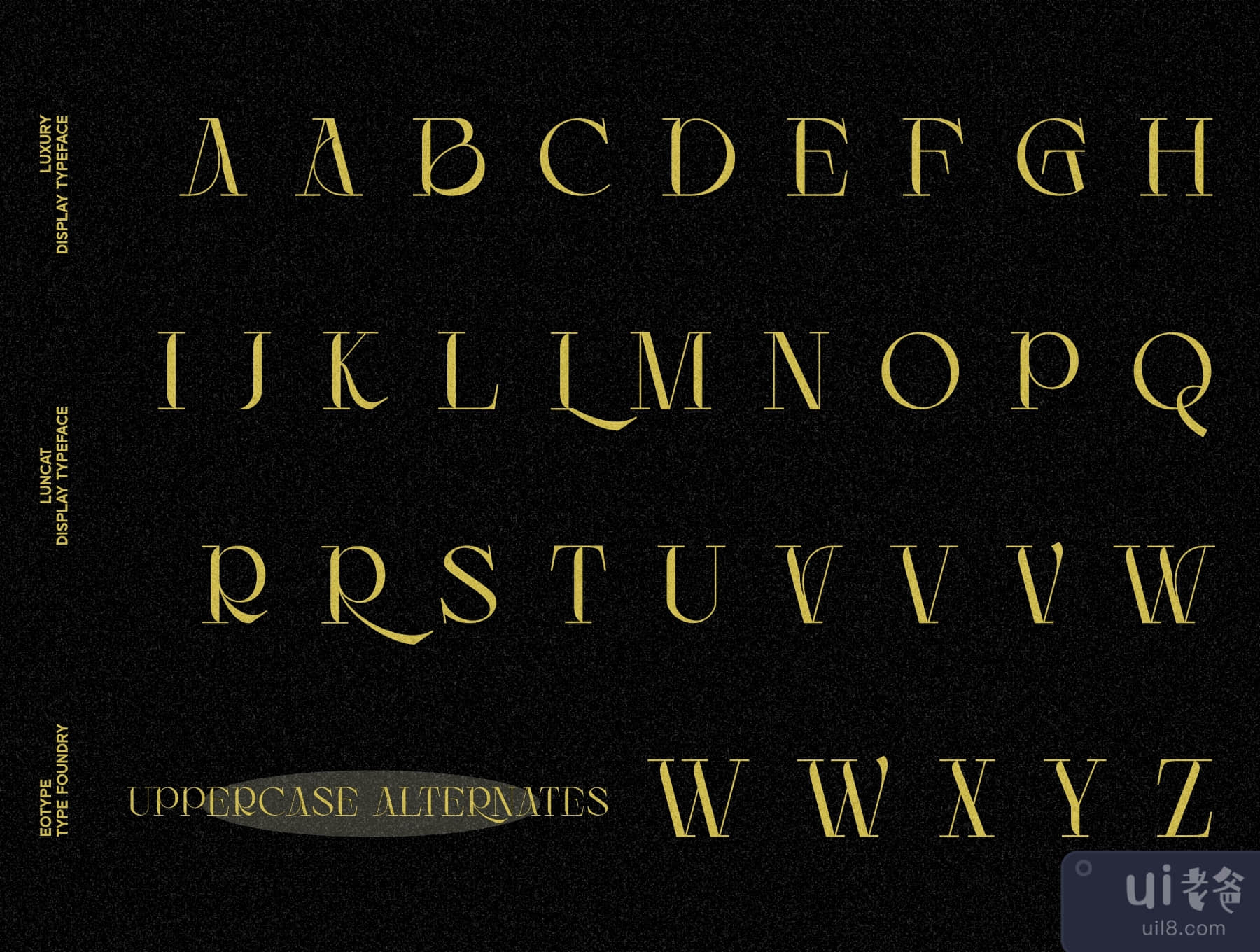 Luncat - 展示型字体 (Luncat - Display Typeface)插图2