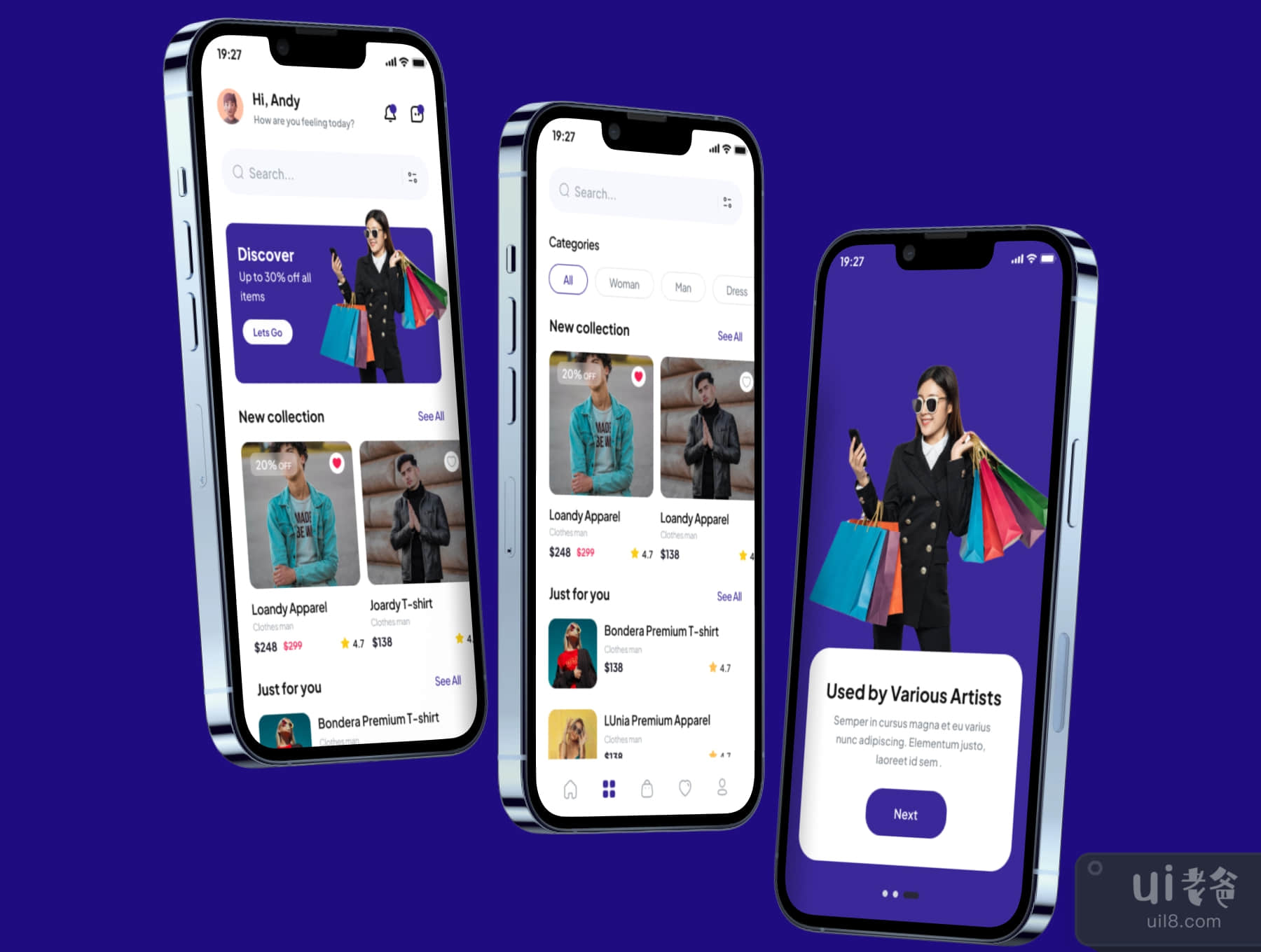 Ananta - 电子商务应用程序UI套件 (Ananta - E Commerce App UI Kits)插图3