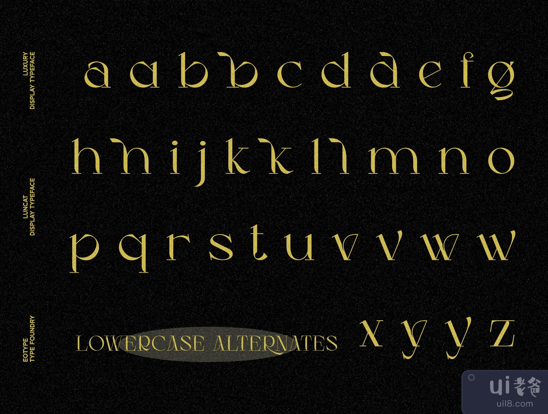 Luncat - 展示型字体 (Luncat - Display Typeface)插图3