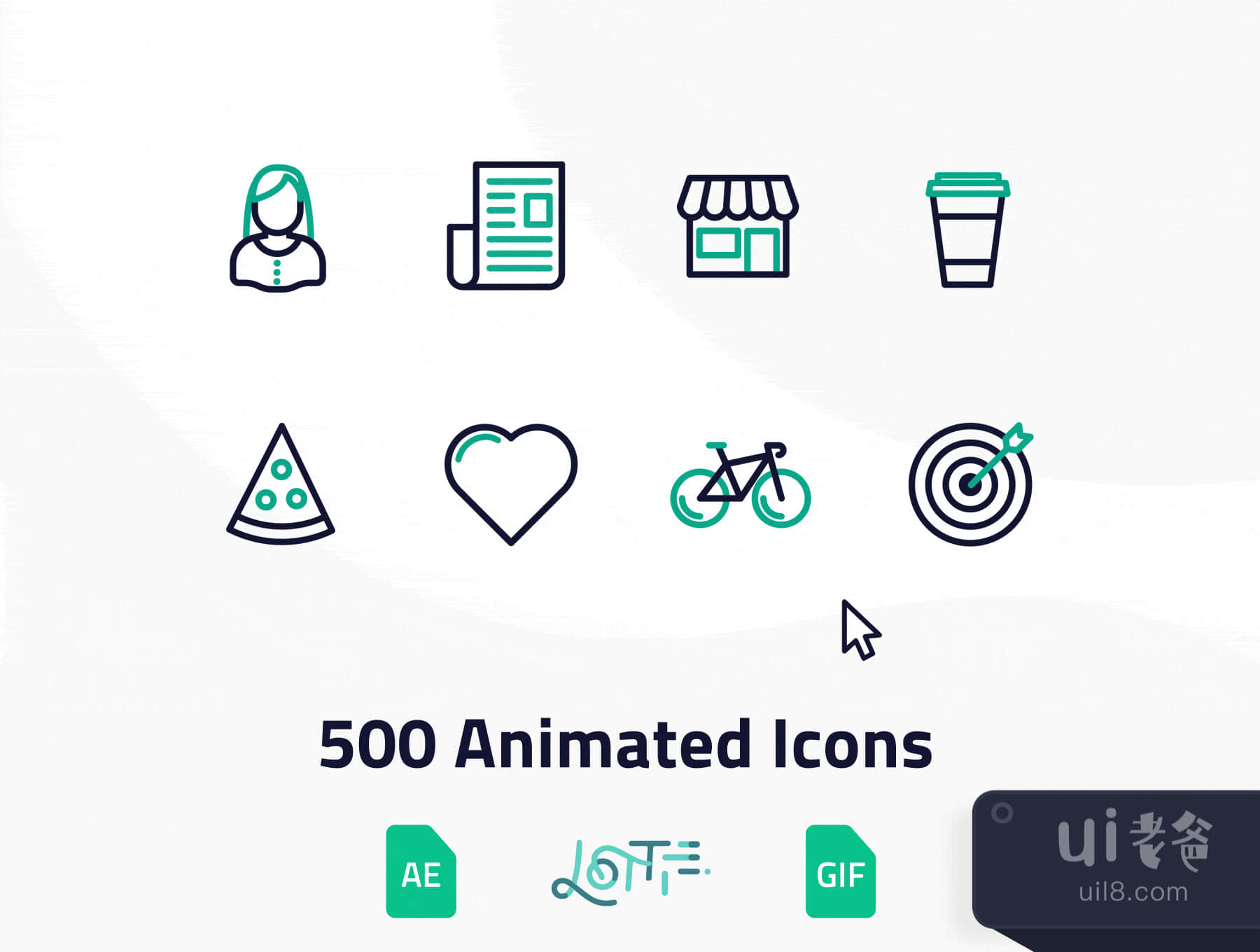 500个动画图标 (500 Animated Icons)插图5