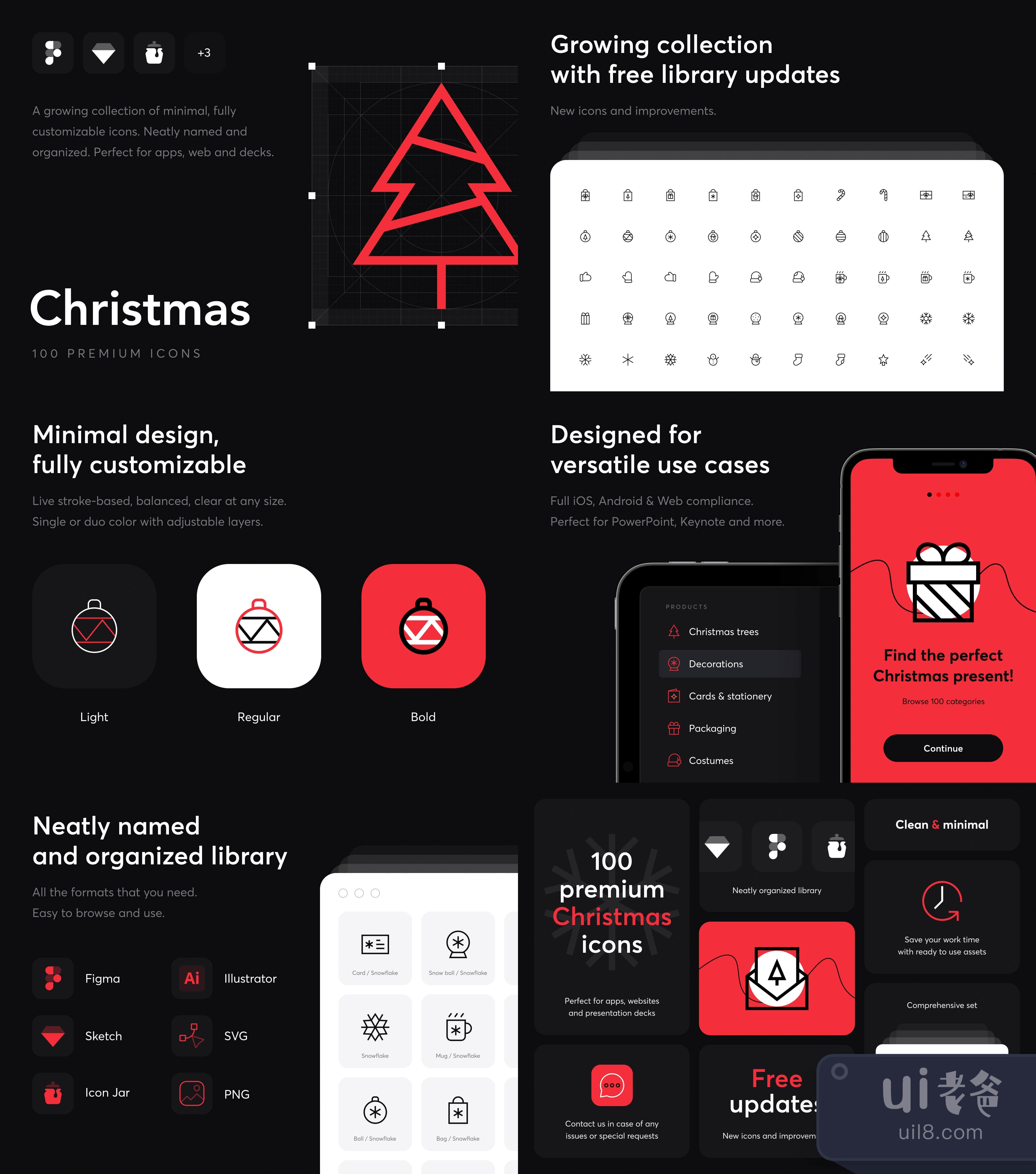 圣诞节 - 高级图标 (Christmas - Premium Icons)插图1