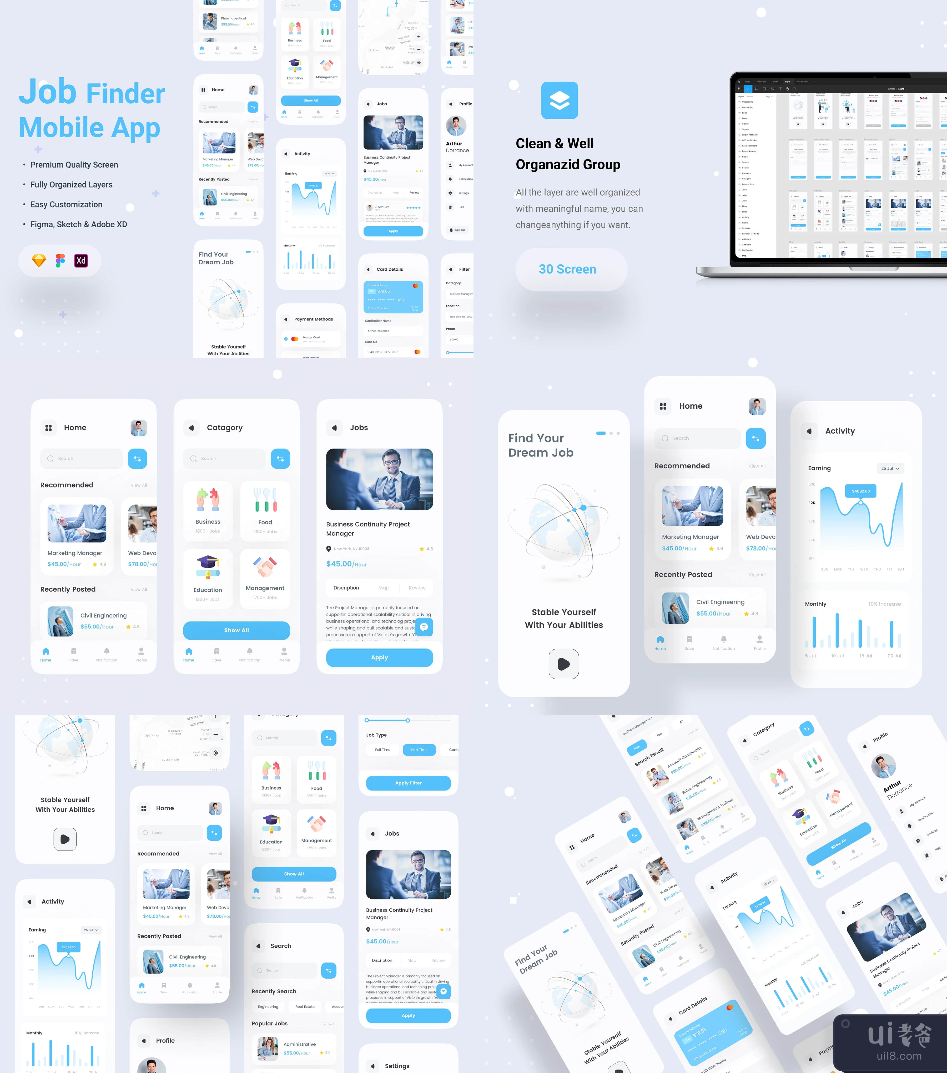 工作搜索器应用程序 (Job Finder App)插图1
