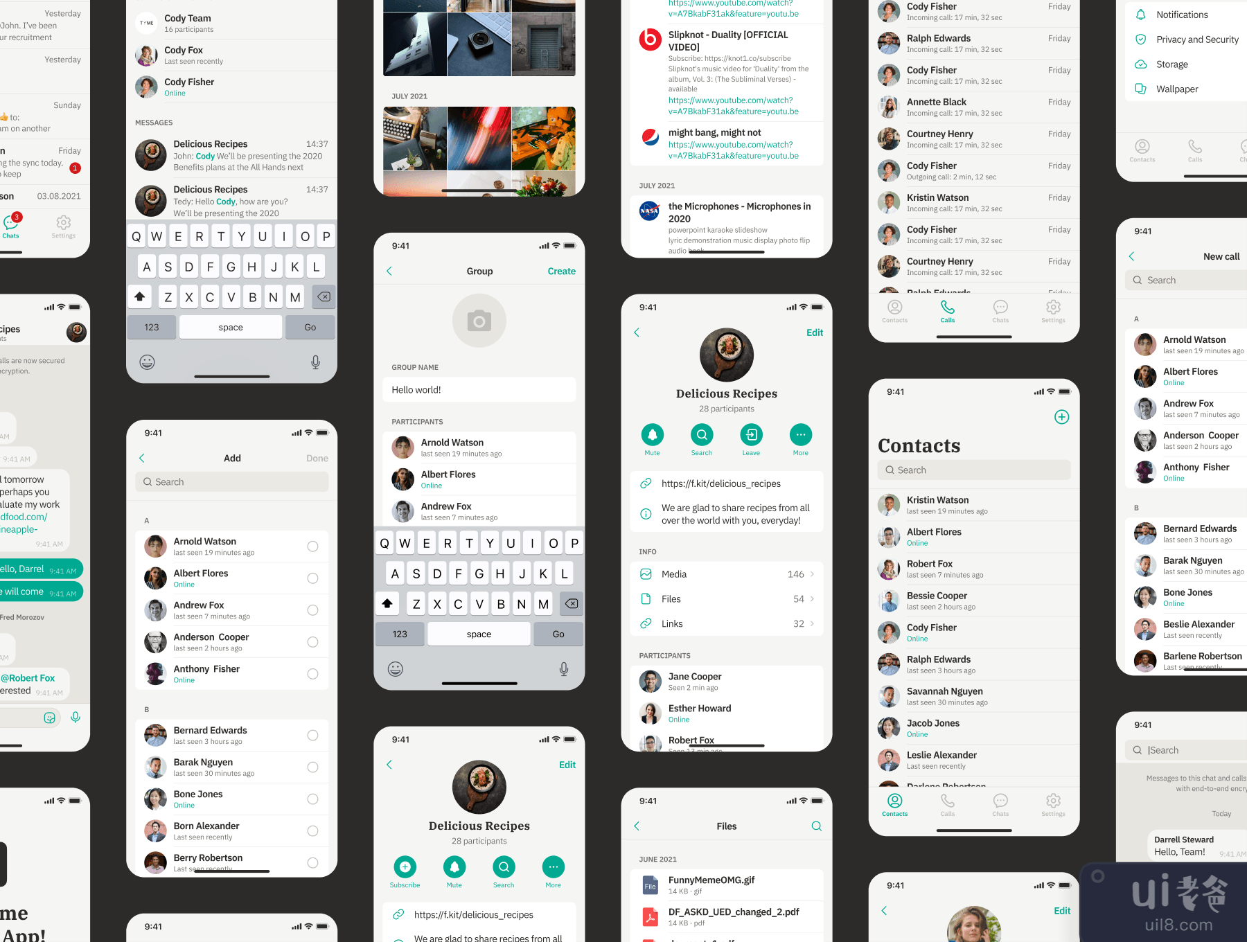 Hello App!信使的用户界面套件 (Hello App! Messenger UI Kit)插图4