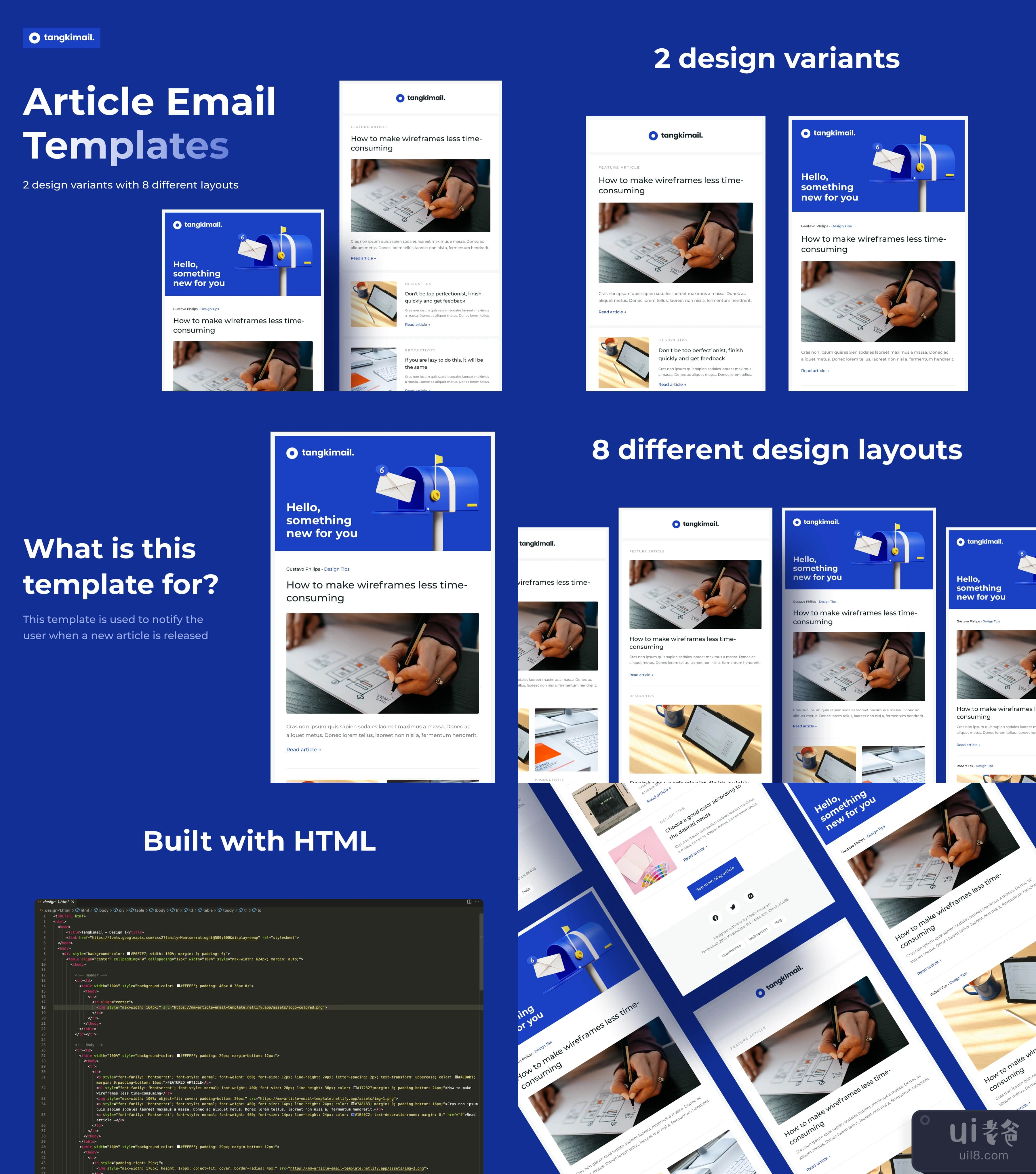 Tangkimail - 电子邮件模板 (Tangkimail - Email Template)插图