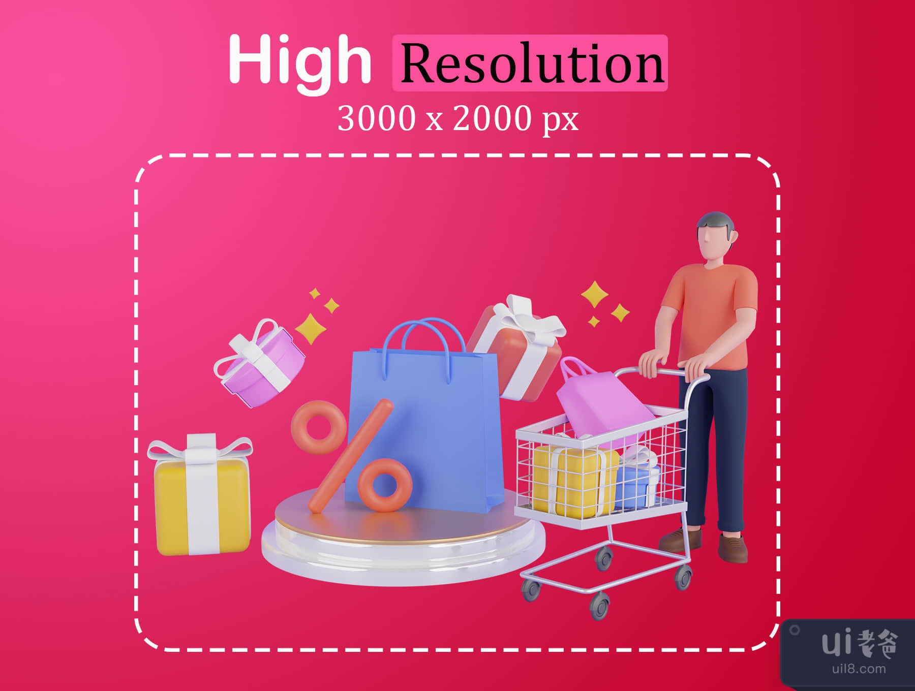 3D网上购物包 (3D Online Shopping Pack)插图2
