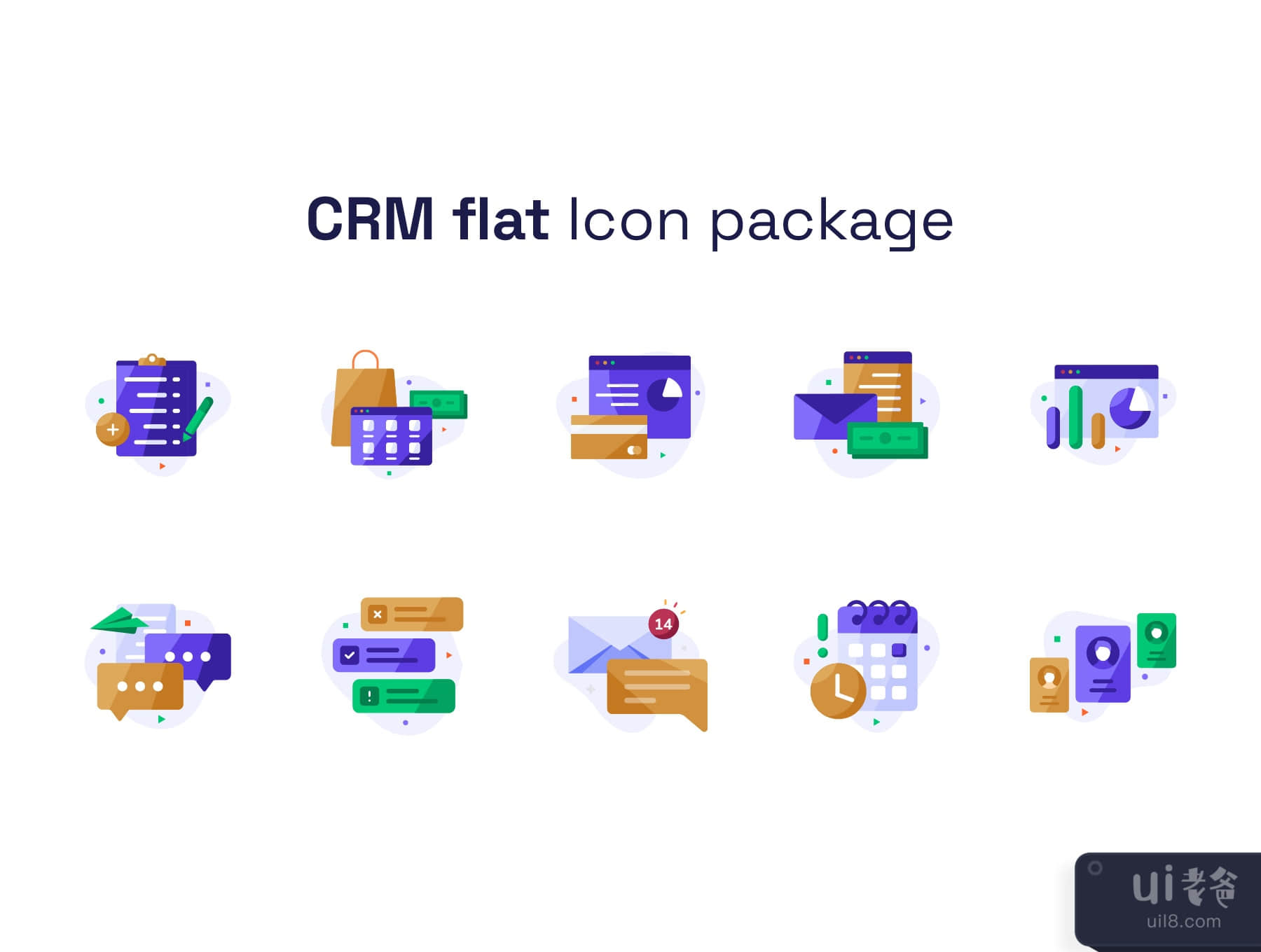 CRM & Office SVG软件包 (CRM & Office SVG package)插图3