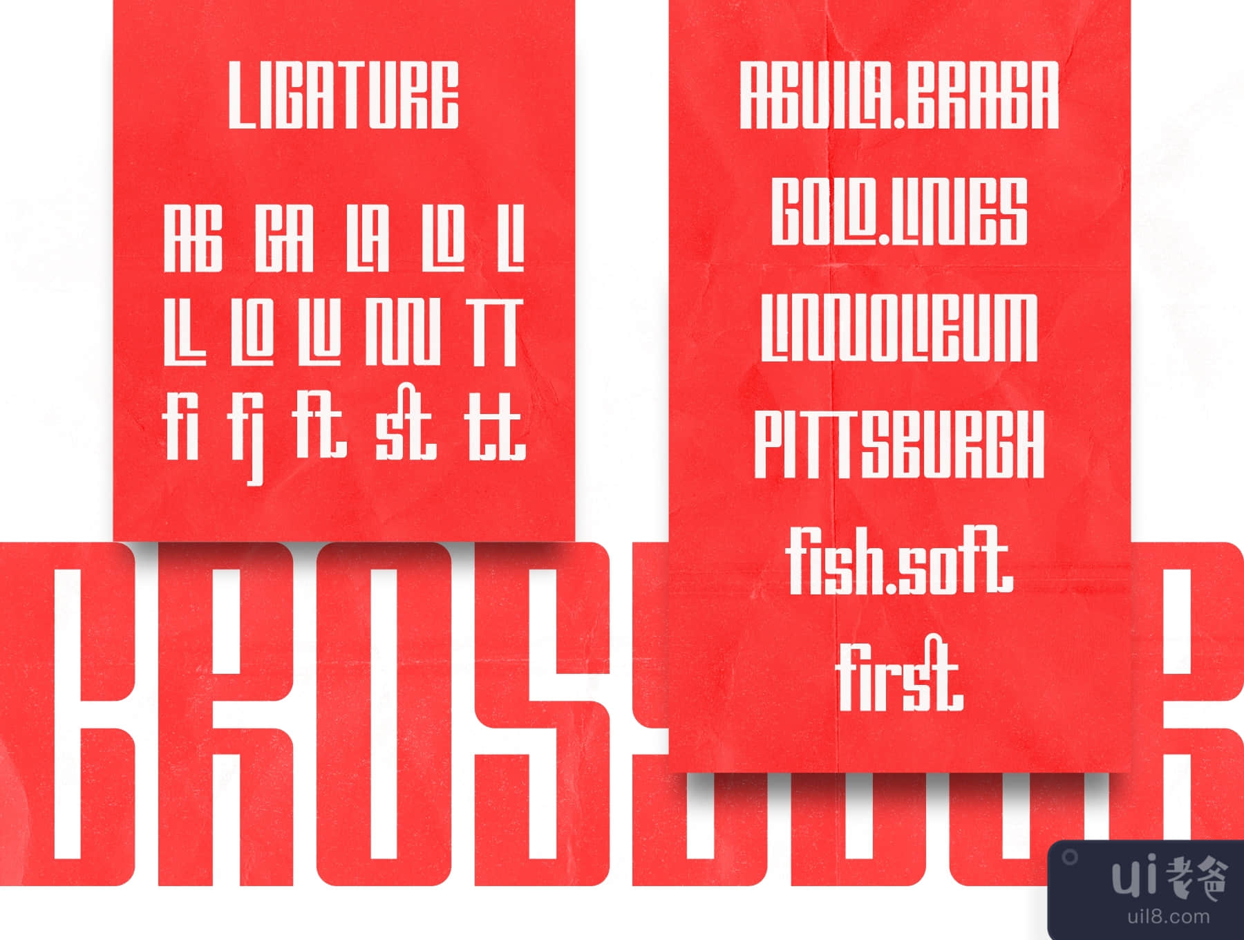 Crosseur - 展示型字体 (Crosseur - Display Typeface)插图5