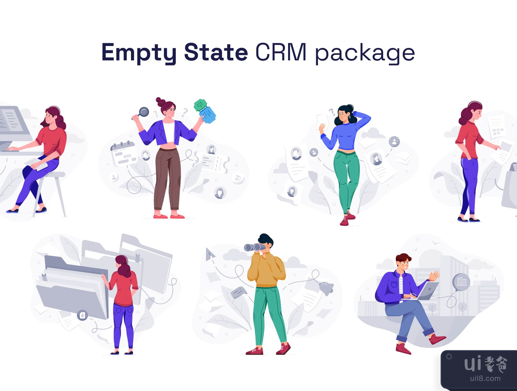 CRM & Office SVG软件包 (CRM & Office SVG package)插图2