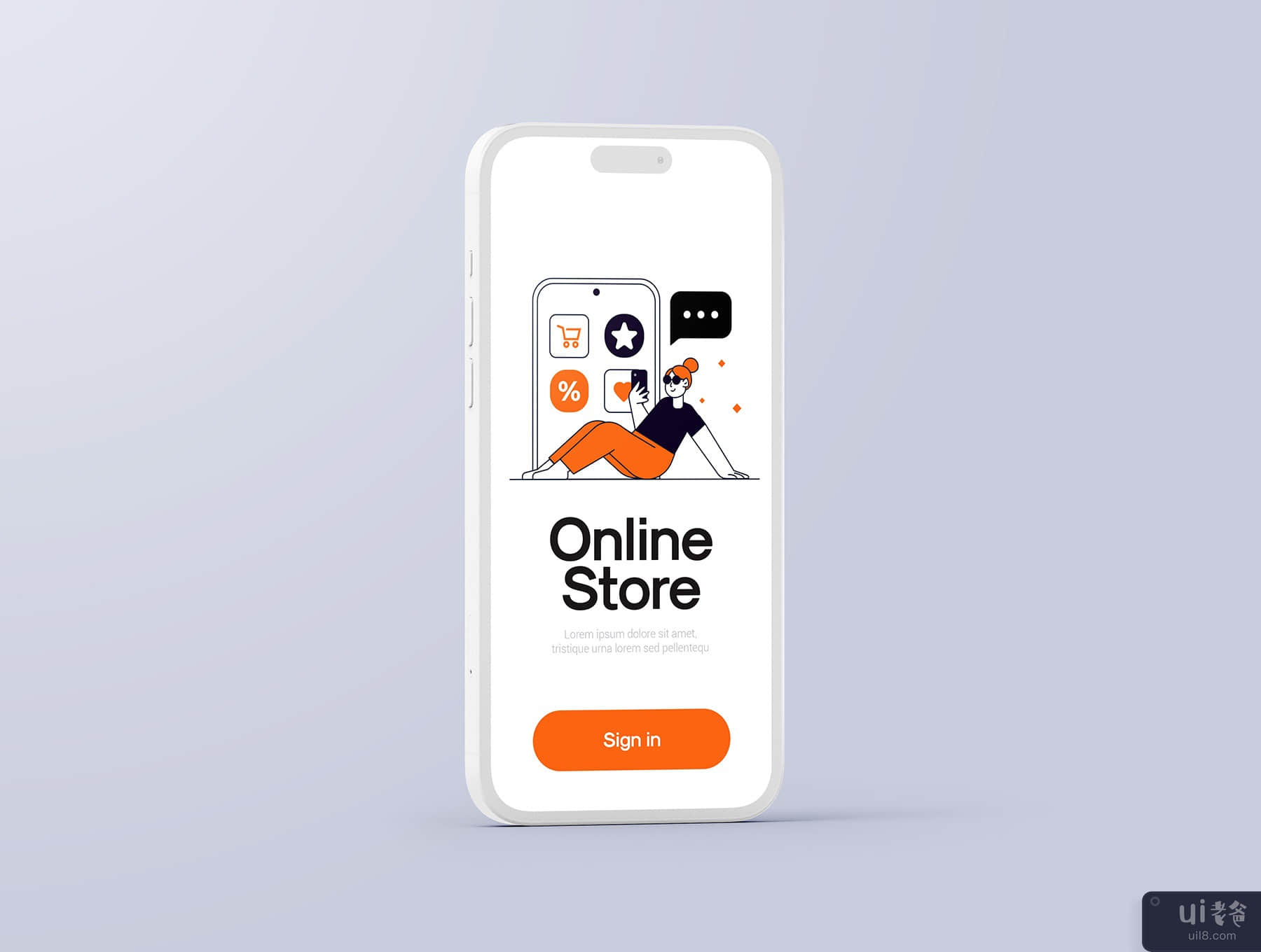 网上购物和电子商务概念集 (Online shopping and E-commerce concept set)插图2