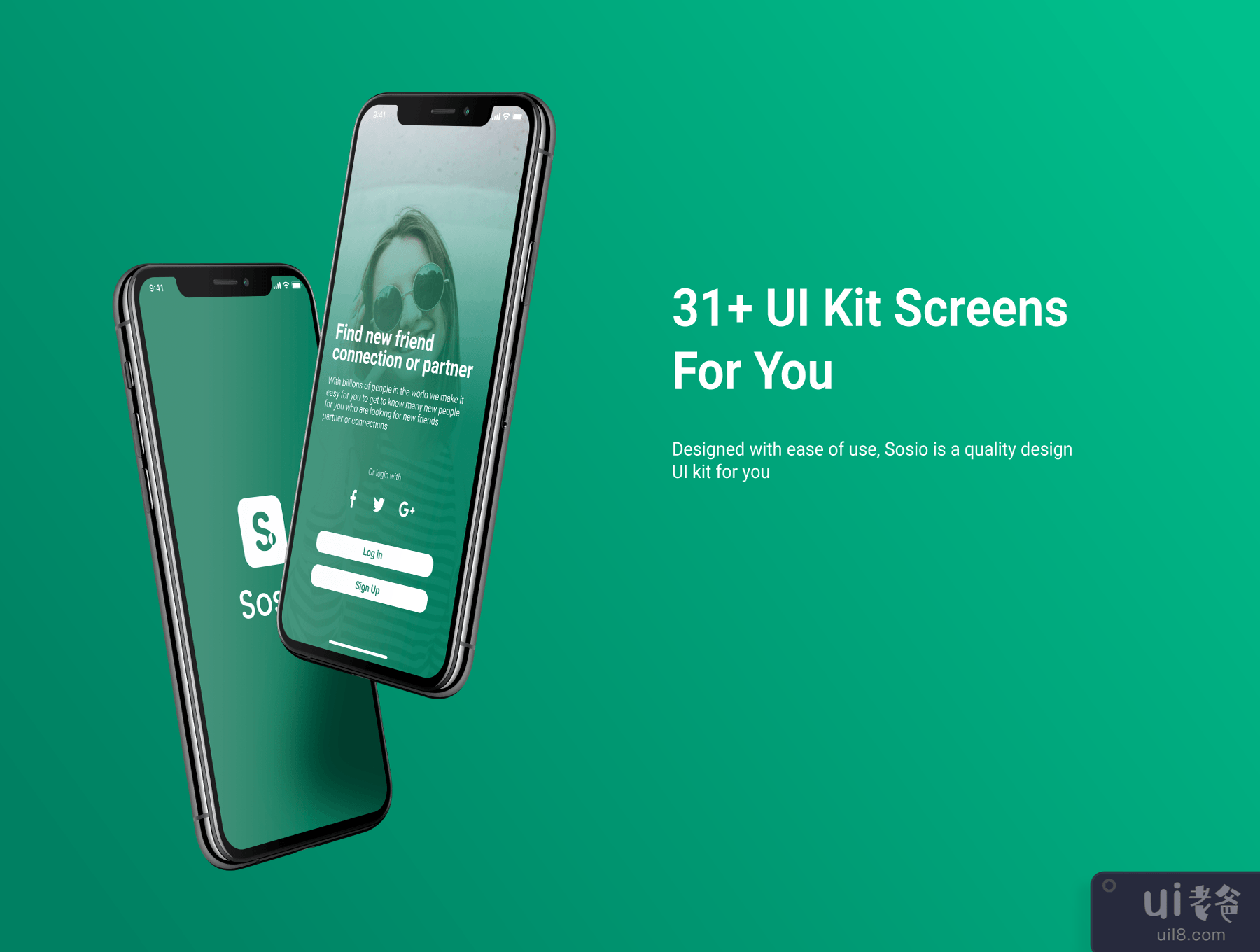 Sosio-社会应用移动UI工具包 (Sosio- Social Application Mobile UI Kit)插图3