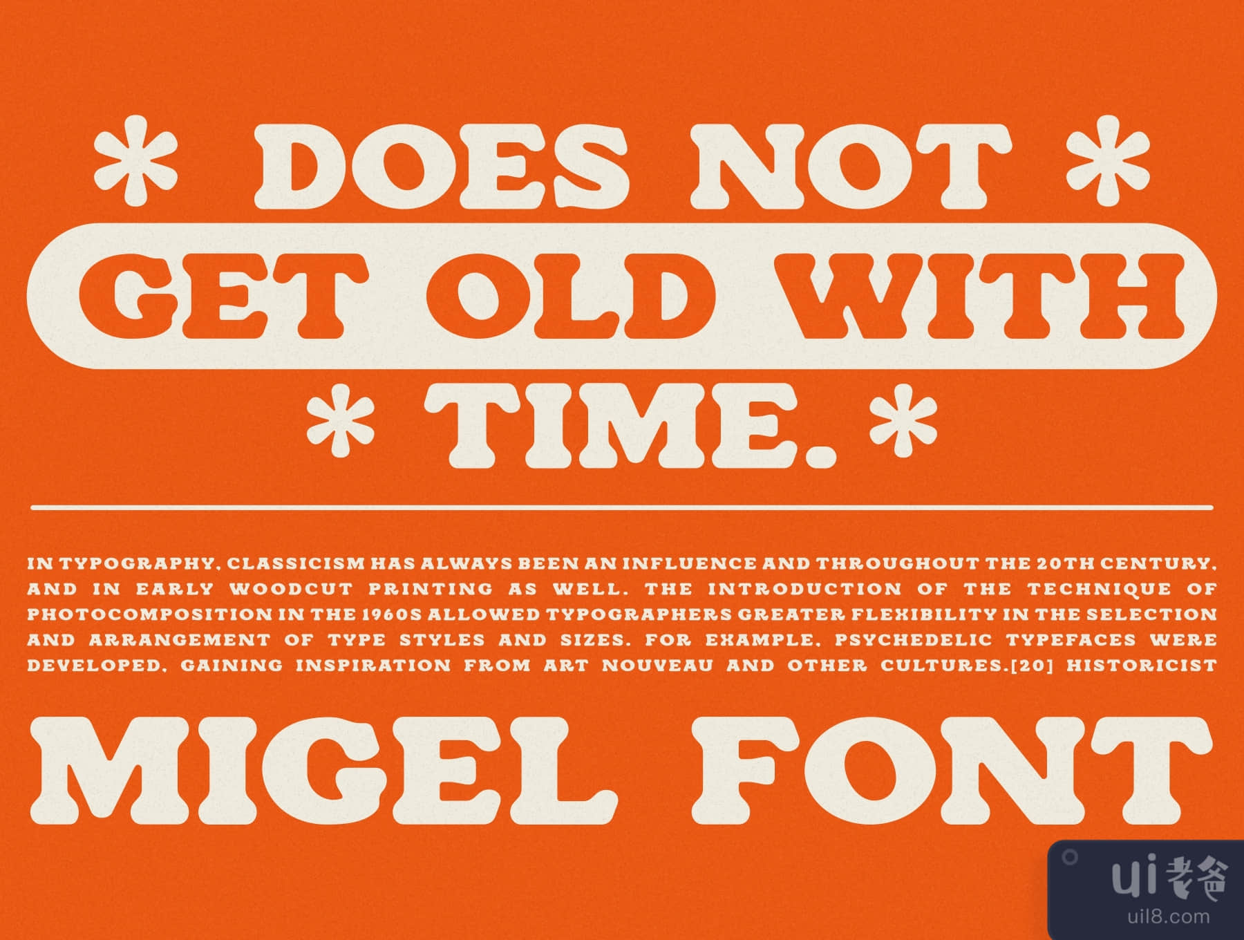 Migel - 展示型字体 (Migel - Display Typeface)插图1