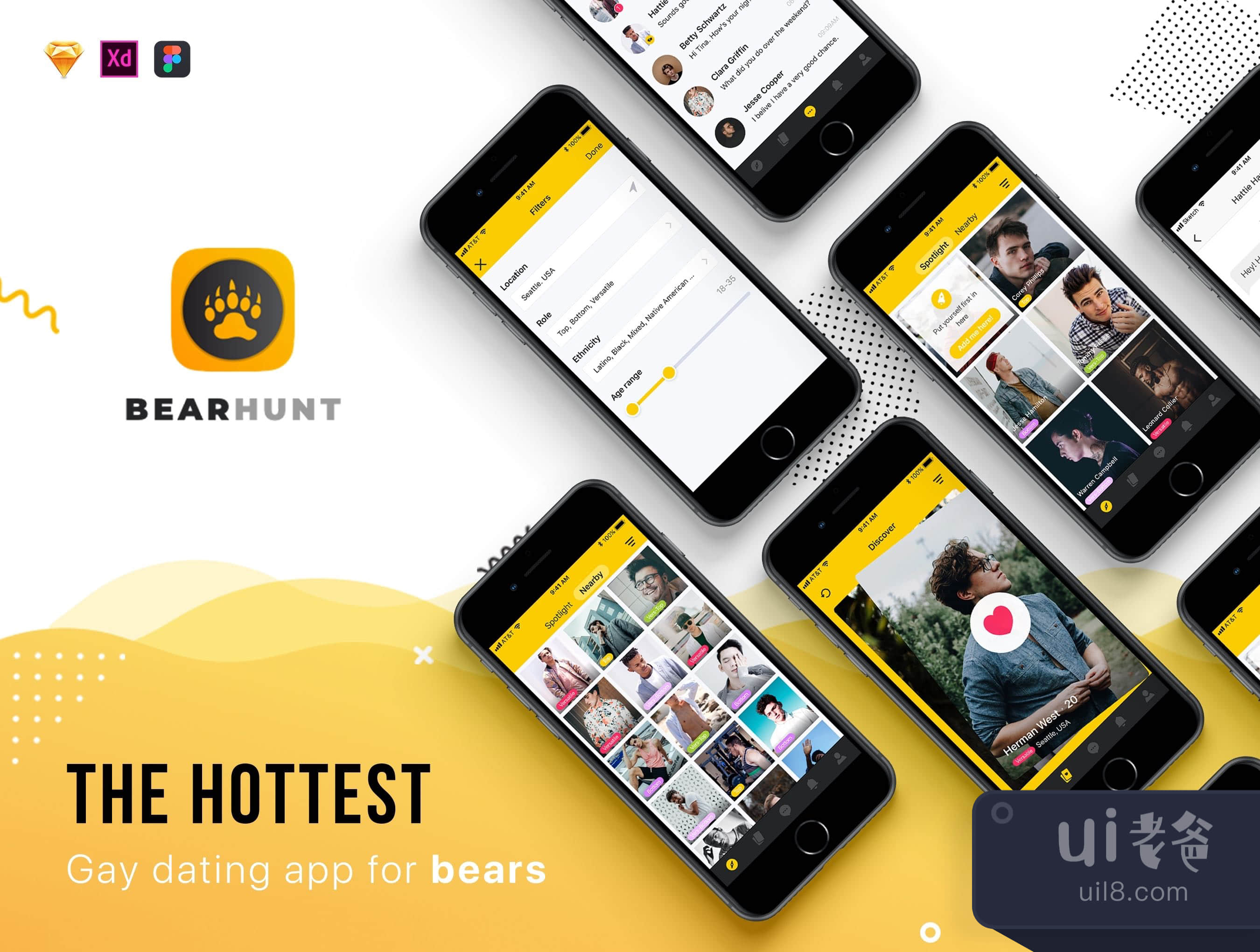 BearHunt UI Kit (BearHunt UI Kit)插图