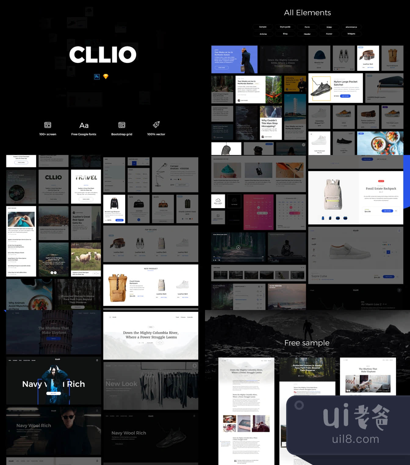 CLLIO UI Kit (CLLIO UI Kit)插图1