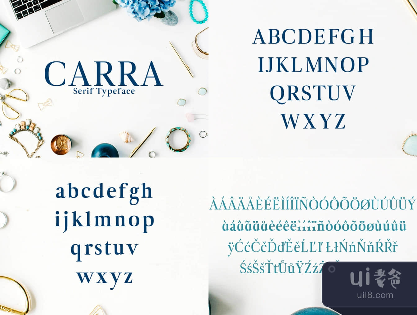 卡拉无衬线字体 (Carra Serif Typeface)插图
