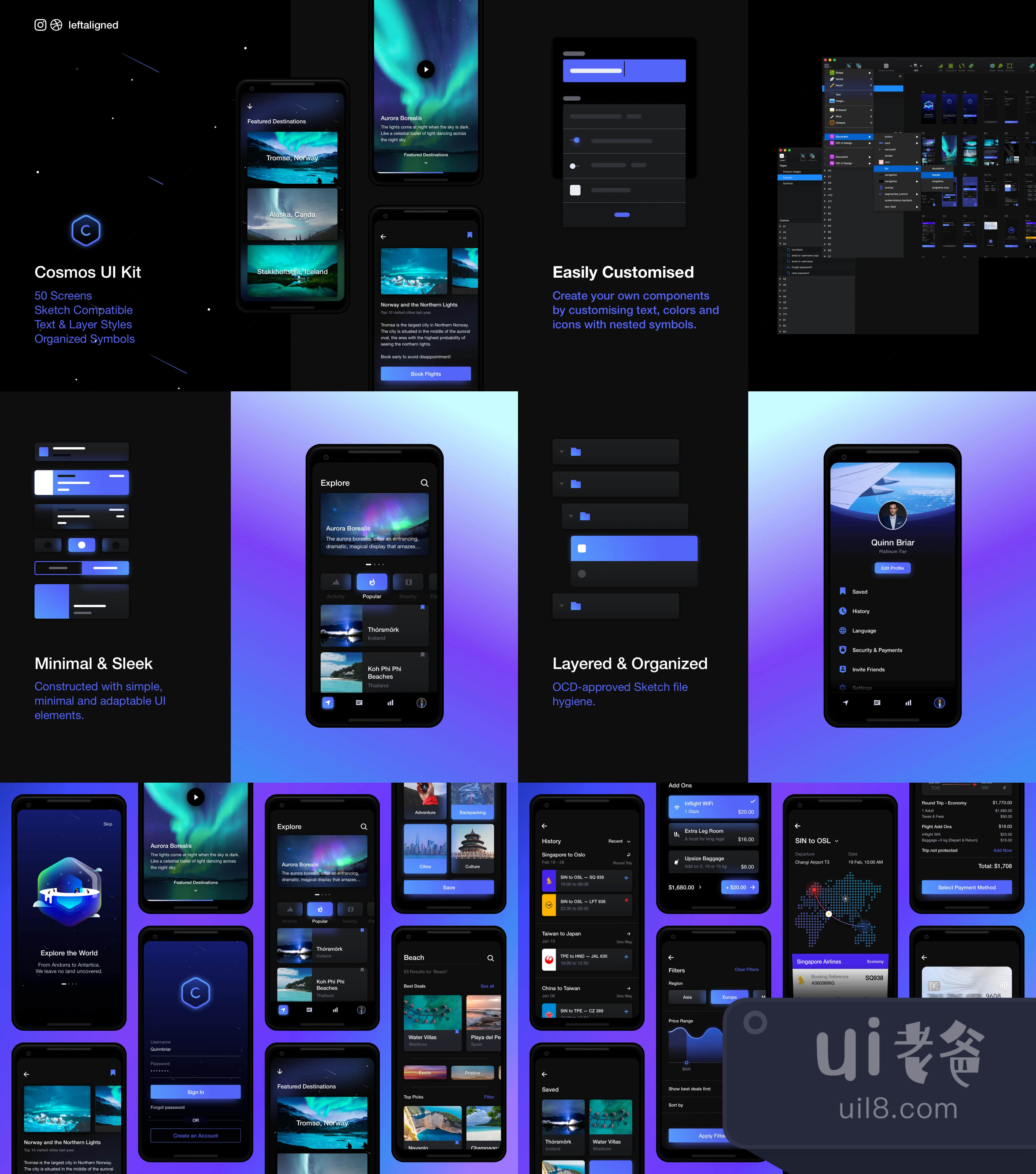 宇宙UI套件 (Cosmos UI Kit)插图1