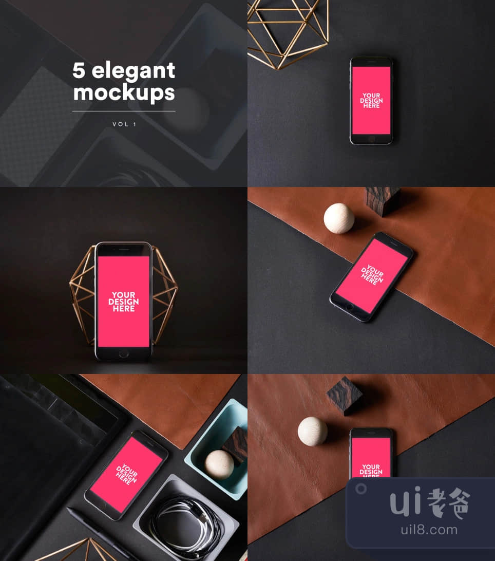 优雅的模型卷1 (Elegant Mockups Vol 1)插图