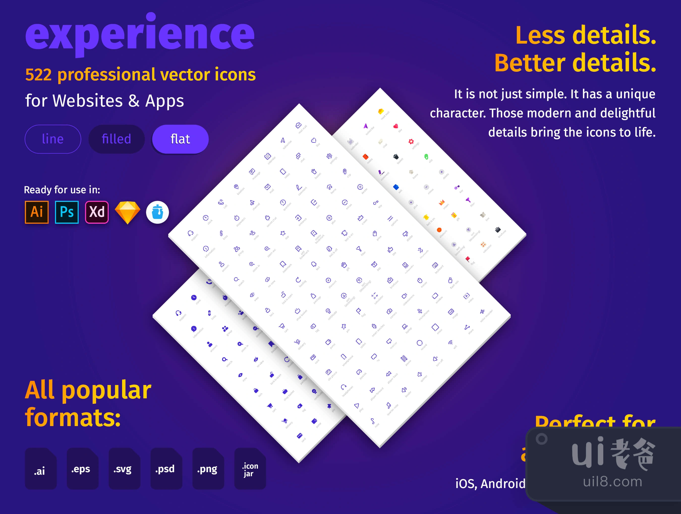体验图标集 (Experience Icon Set)插图