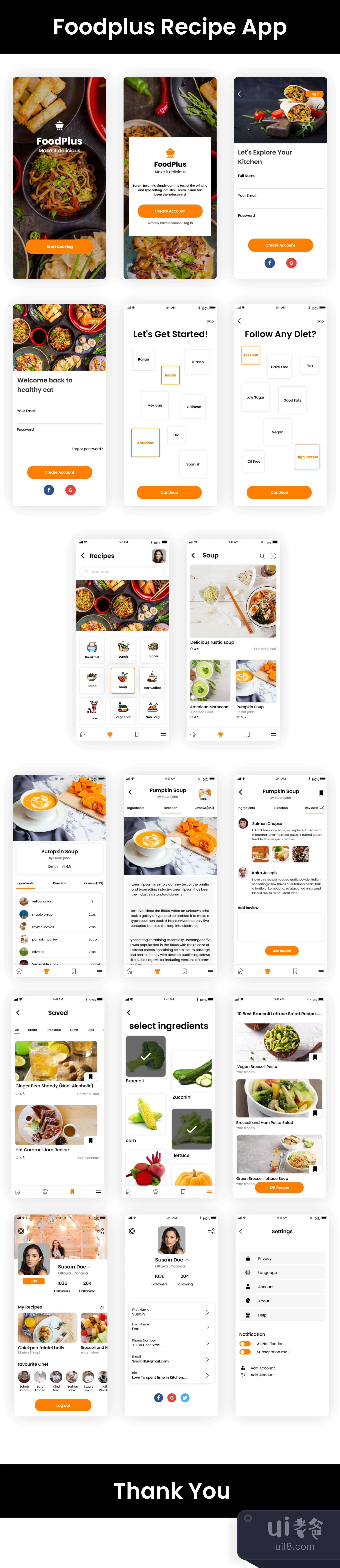 食品配方应用程序 (FoodPlus Recipe App)插图
