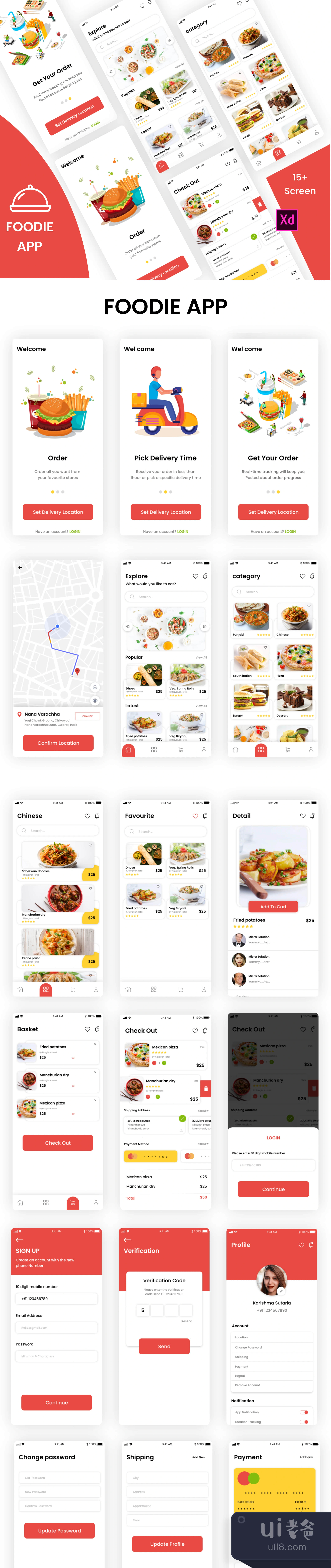 饮食业应用 (Foodie App)插图